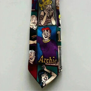 Vintage 1995 Archie Comic Publications, Inc. Cartoon Neck Tie by Lakeside AppaI